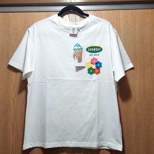 NWT SNOWDAY Ice Cold Graphic Tee — White with Multicolor Print Size Small